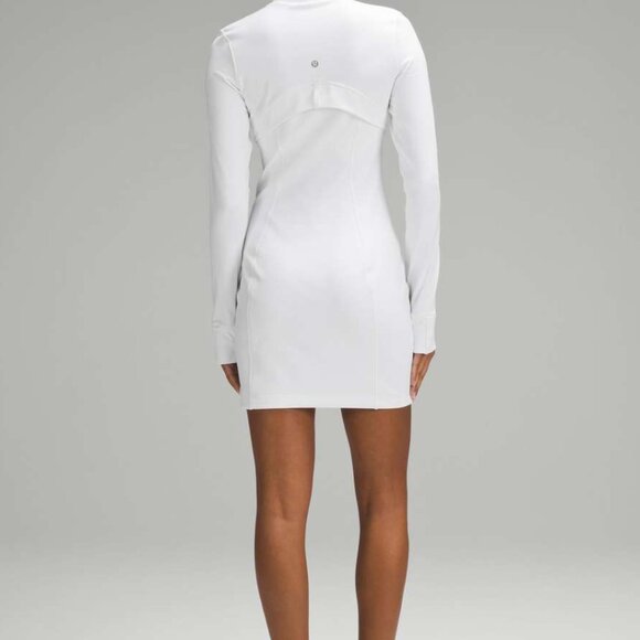 Lululemon Define Long-Sleeve Dress *Luon White size 8 NWT - Picture 3 of 7